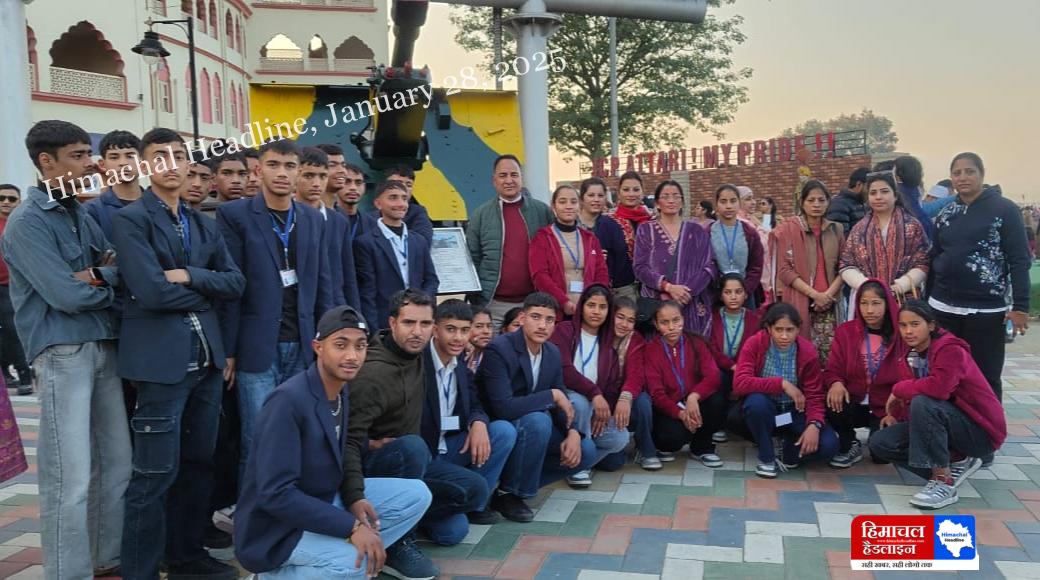 The children of Mandi who received the Children of the State status visited Chandigarh on the last day