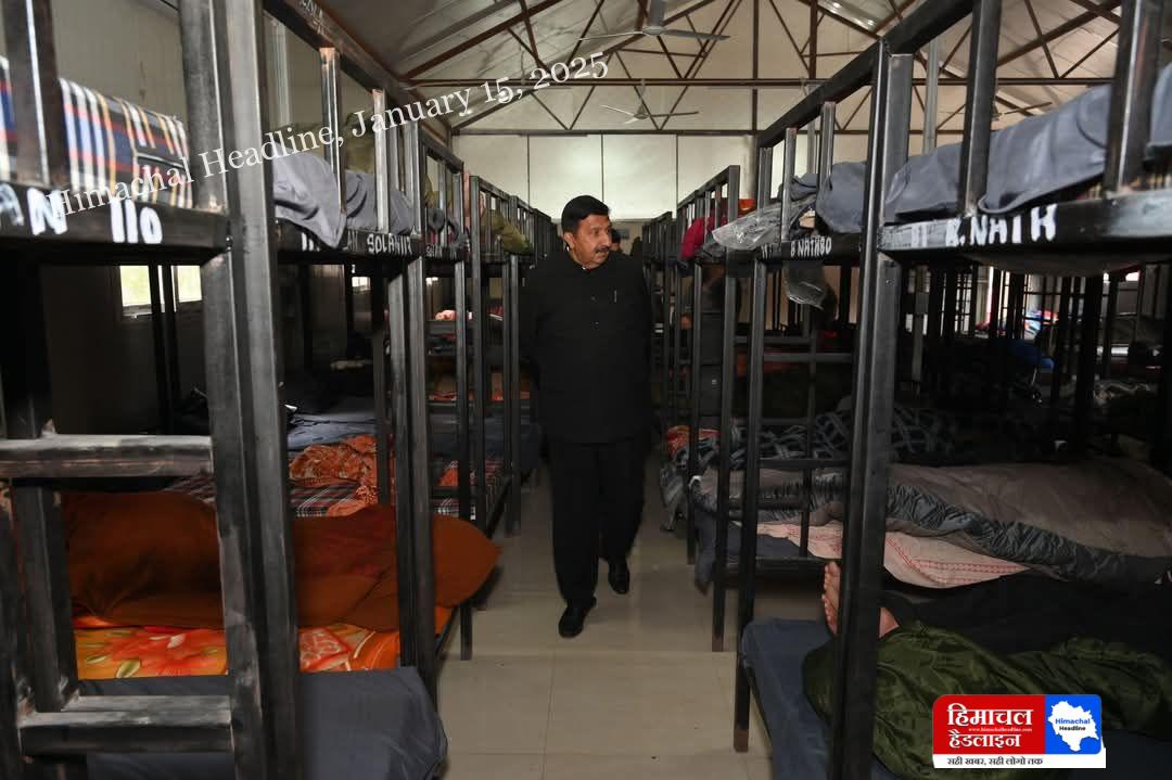 Deputy Chief Minister inspected the newly constructed rest room of HRTC for drivers-conductors in Delhi