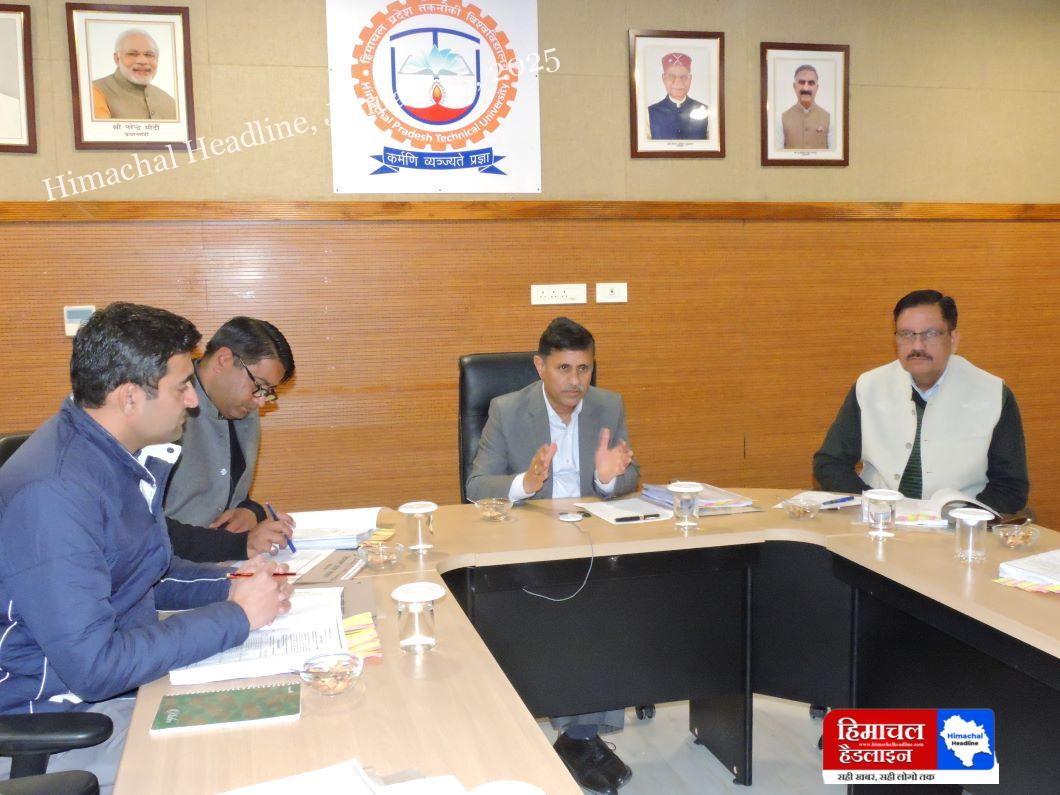 The playground will be ready by July: Prof Shashi Dhiman Meeting of the Building and Construction Committee of Technical University under the chairmanship of the Vice Chancellor