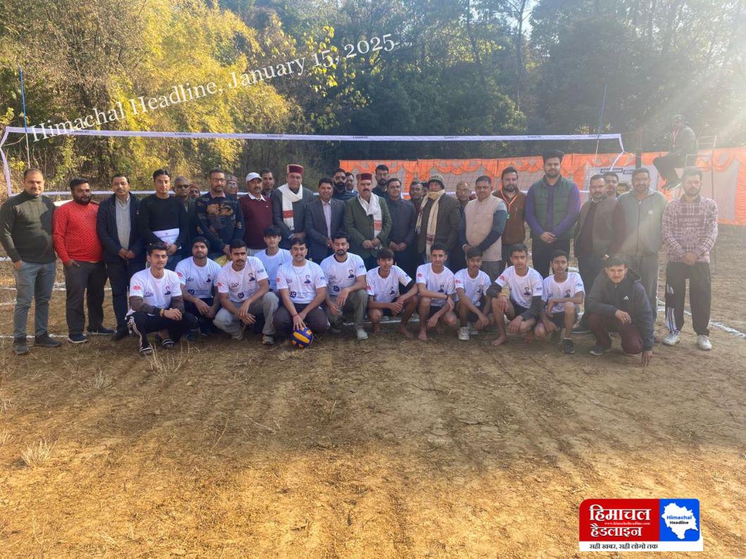 The final of the MP Sports Maha Kumbh Volleyball Competition started by Anurag Thakur will be held tomorrow at Kalka Mandir Ground