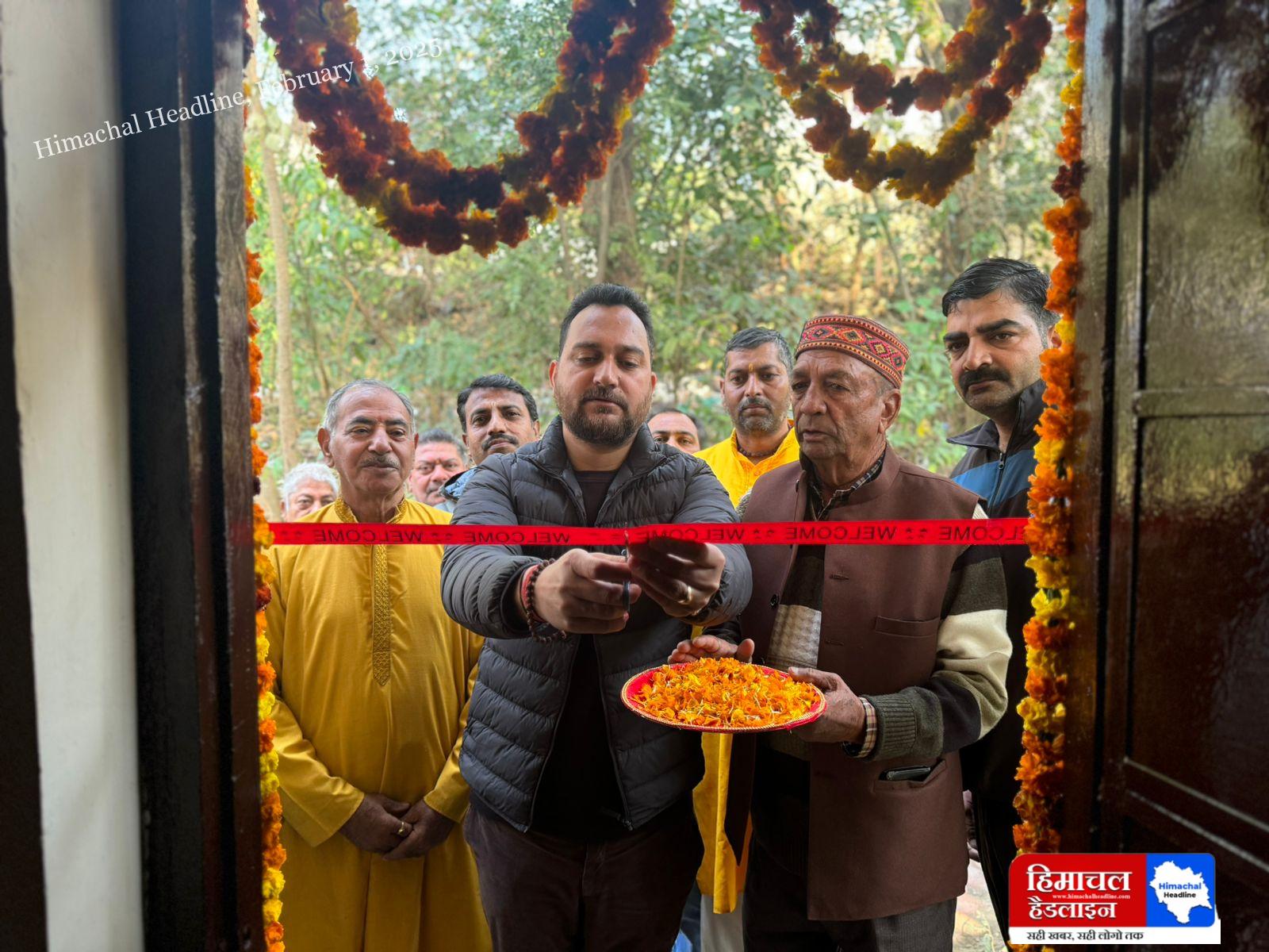 MLA Sadar Ashish Sharma inaugurated the office of Gram Sudhar Sabha Uparla Swahal of Gram Panchayat Swahal on Friday.