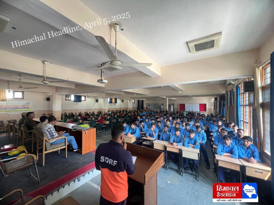 HPSDRF organised earthquake awareness campaign in Mandi, and Hamirpur